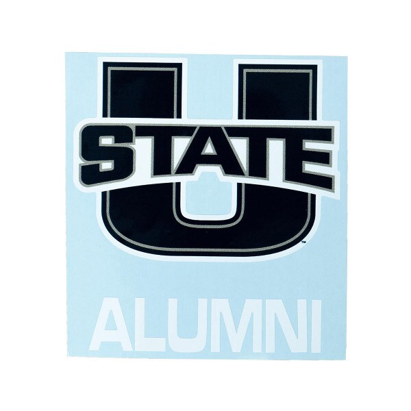 alumni u-state navy decal